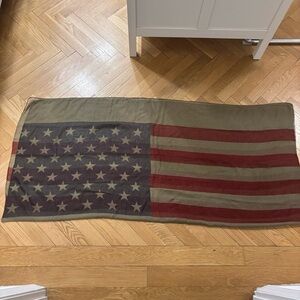 Lightweight American flag scarf - 56” x 50”